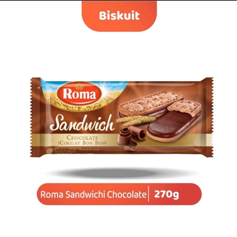 

Roma Sandwich Coklat 216 Gr