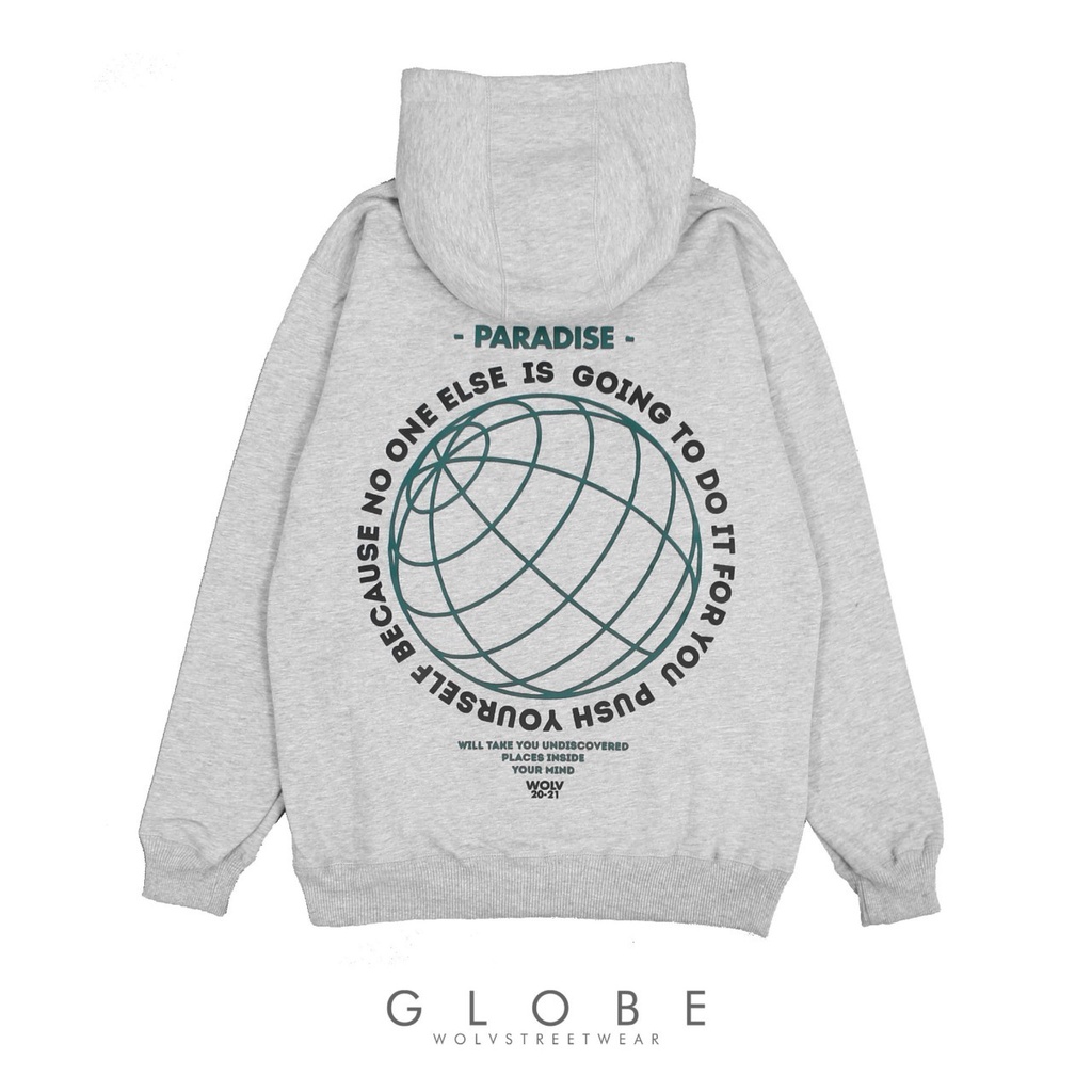 Jaket Sweater Hoodie GLOBE – Fashion Trendy Casual Unisex Good Brand Quality 99% Realpict