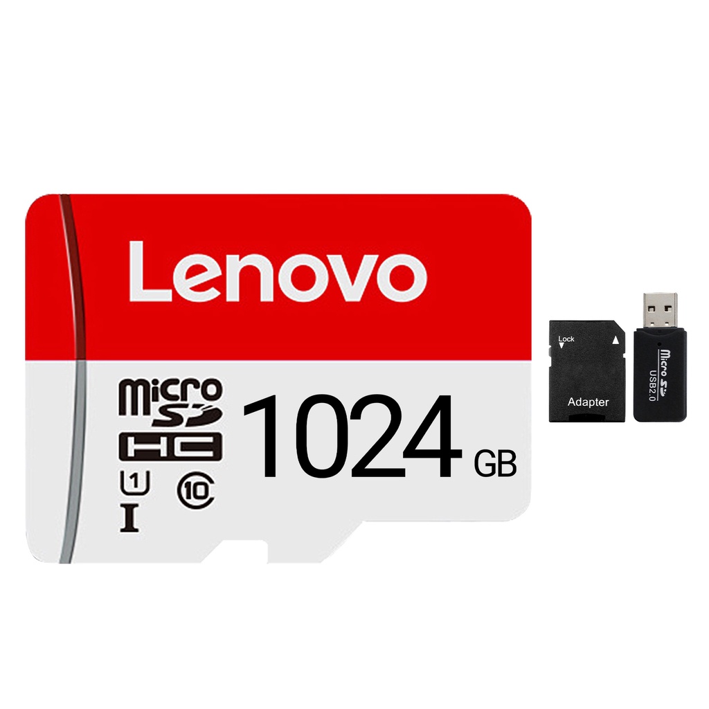 Kartu Memori Penyimpanan Lenovo 512GB 1TB Transmisi Kecepatan Tinggi Tahan Air Anti Magnetik Untuk MP3 / MP4