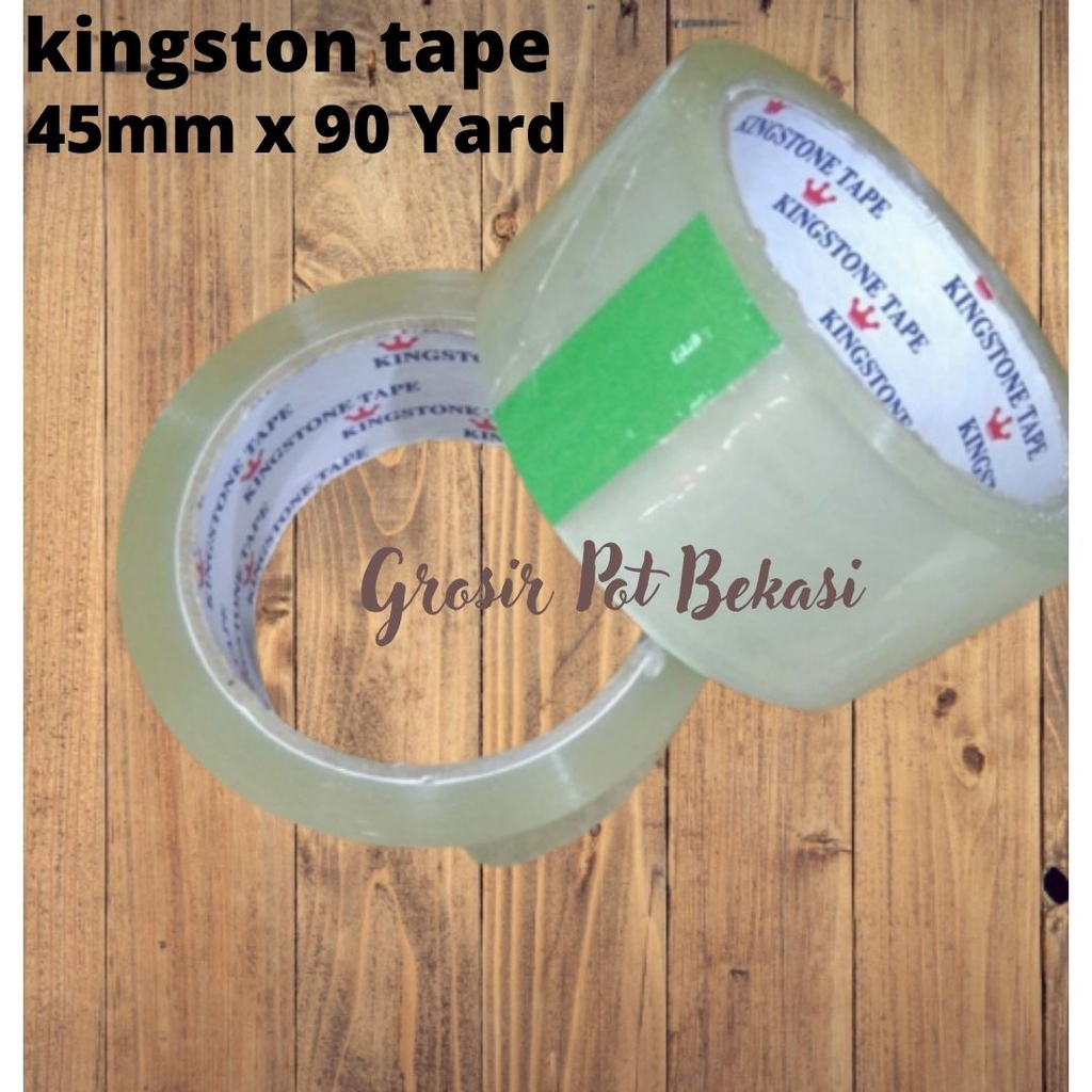 

Lakban Bening Kingstone Tape 45mm X 90 yard BERKUALITAS- Bukan Lakban Morita lakban bening grosir termurah