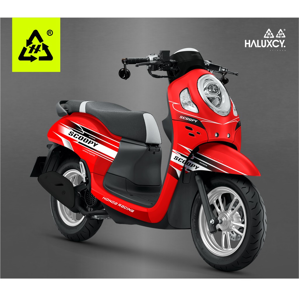 DECAL SCOOPY FULL BLOCK / DECAL SCOOPY VARIASI / DECAL SCOOPY CUSTOM