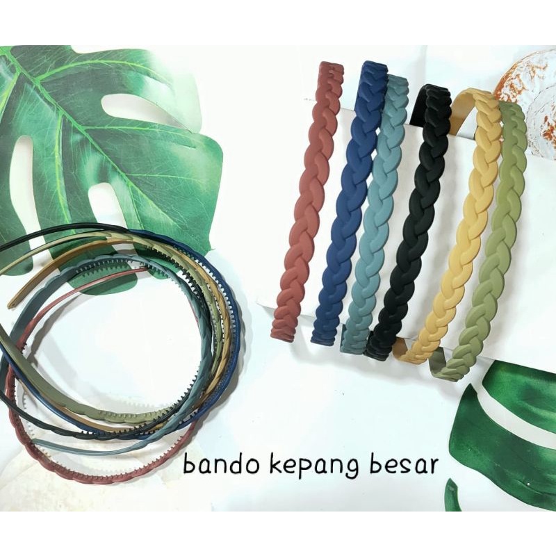 1pcs BANDO RAMBUT MOTIF KEPANG UK 1CM DOVE