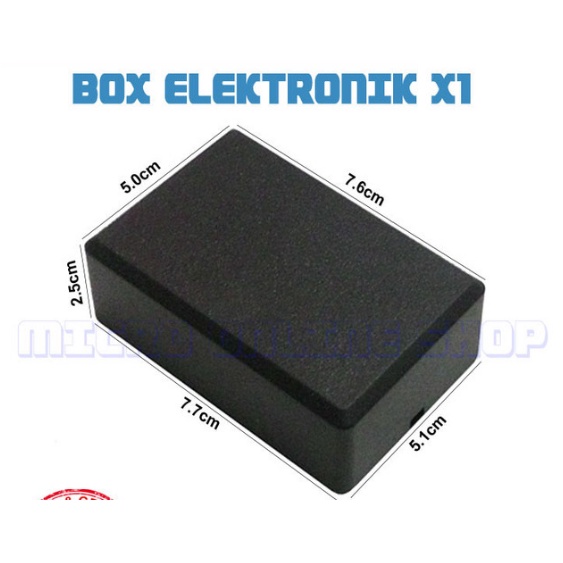 Box Hitam Plastik Elektronik X1 X3 X 1 X 3 Electronic