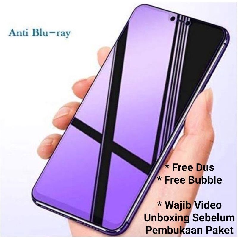 Samsung A10 A10S A20 A20S A30 A30S A50 A50S Tempered Glas Blue Light Anti Radiasi Full Lem Full Screen