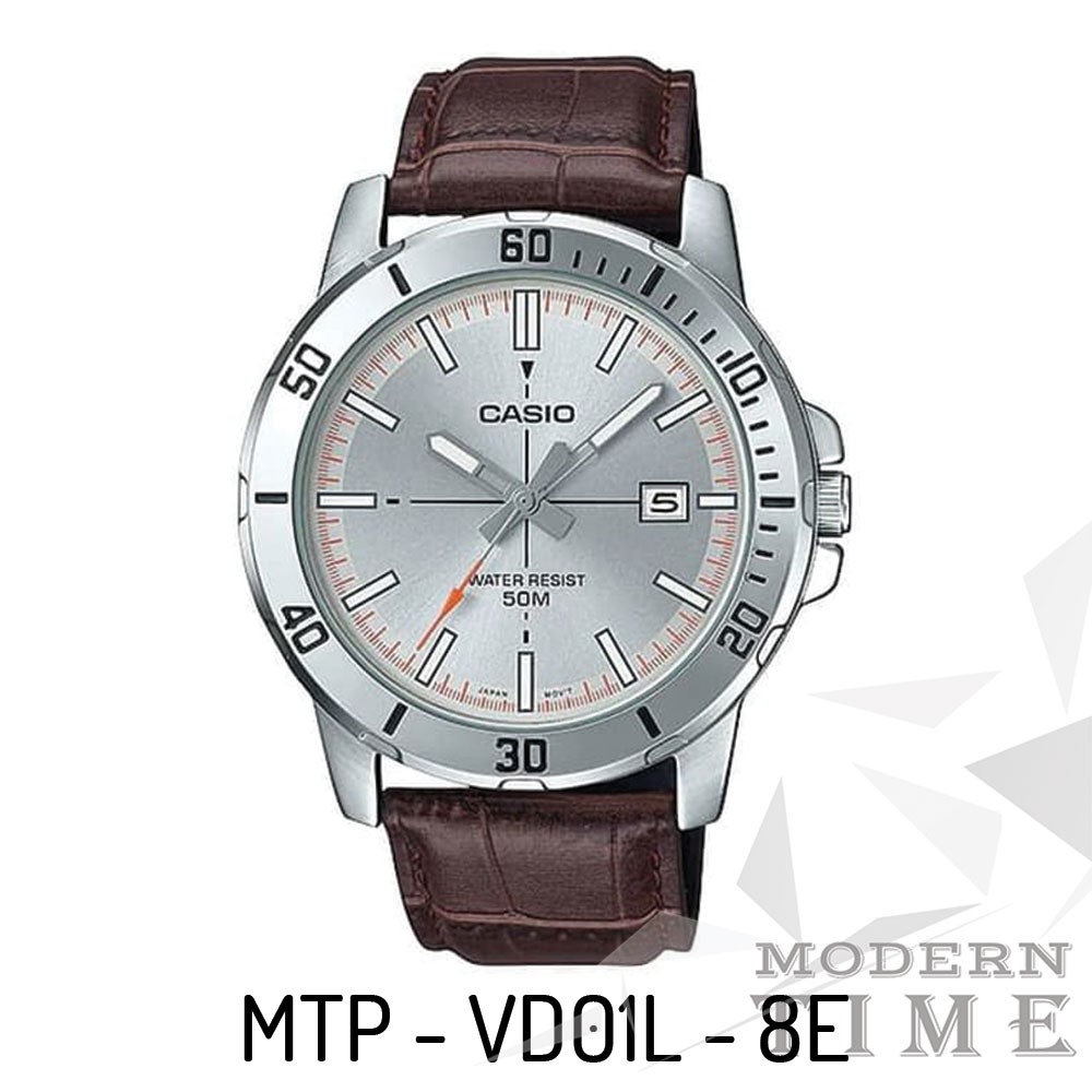 Casio Original MTP-VD01L Series (Jam Tangan Kulit Pria)