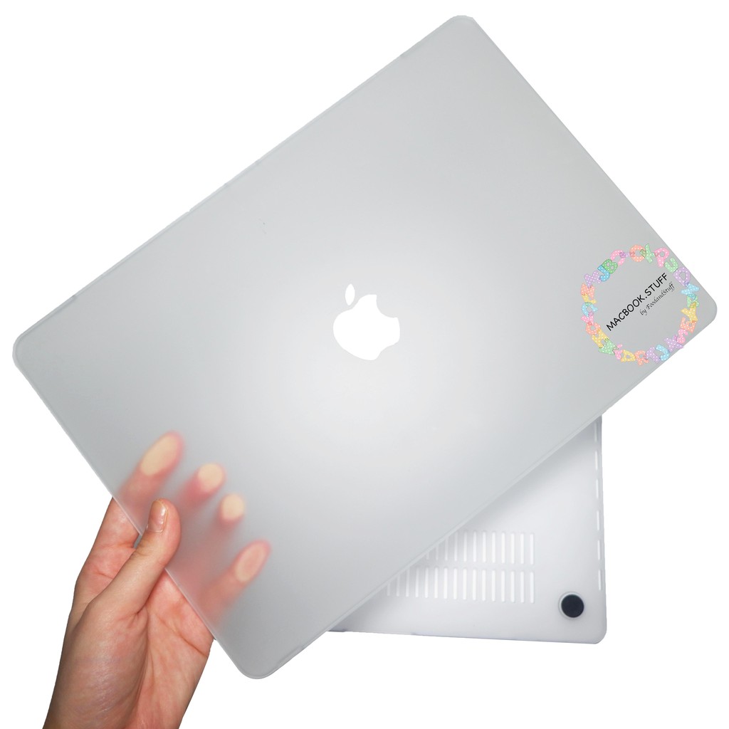 MACBOOK Case MATTE WHITE NEW AIR PRO RETINA 11 12 13 14 15 16 INCH NON /  WITH CD ROOM / TOUCHBAR / TOUCH ID / M1 2020 2021 2022