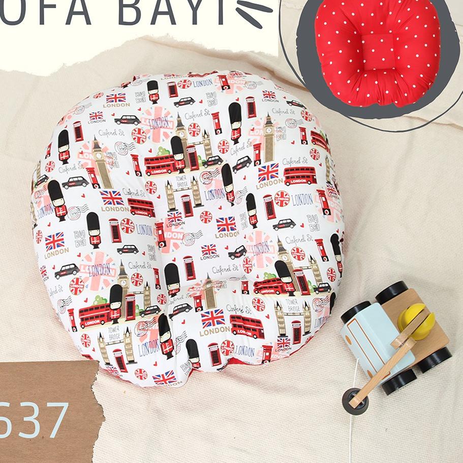 ➱ Bantal sofa bayi jumbo premium dudukan bayi premium/ Sofa bayi NEWBORN Lounger premium ➯