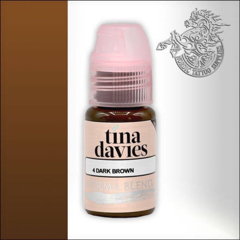 TINTA SULAM ALIS ORIGINAL PERMABLEND TINA DAVIES DARK BROWN 15 ML