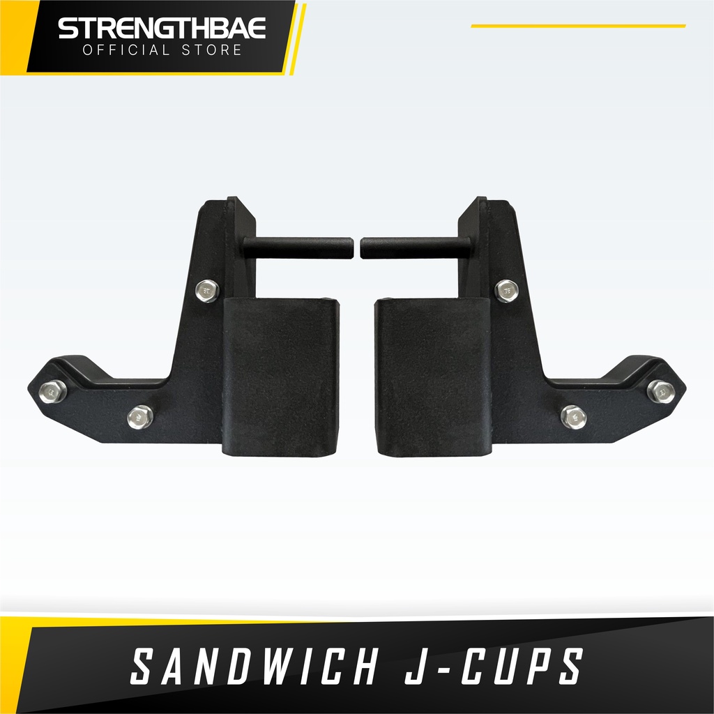 Sandwich J-Cups STRENGTHBAE - J-Hook Heavy Duty Untuk Power Rack