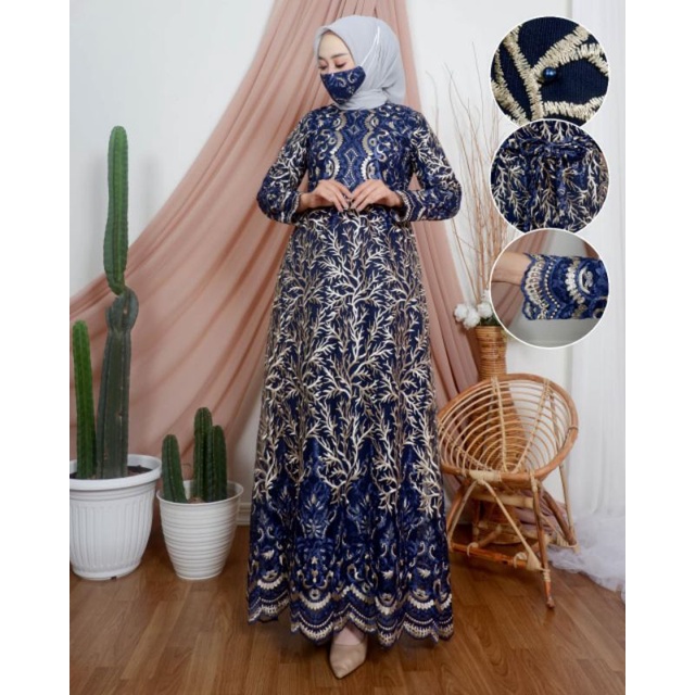 (COD)GAMIS TILE BUSUI,/GAMIS PESTA MEWAH/,GAMIS TILE,BUSUI,KEBAYA BARU