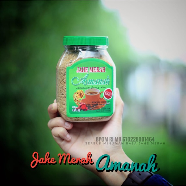 

Jahe Merah Amanah Super Toples Netto 330g