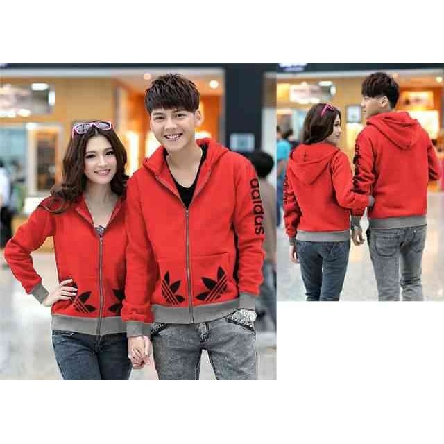 BAJUKITA INDO Couple Jaket Adidas 03 Merah LO couple jaket adidas babyterry merah
