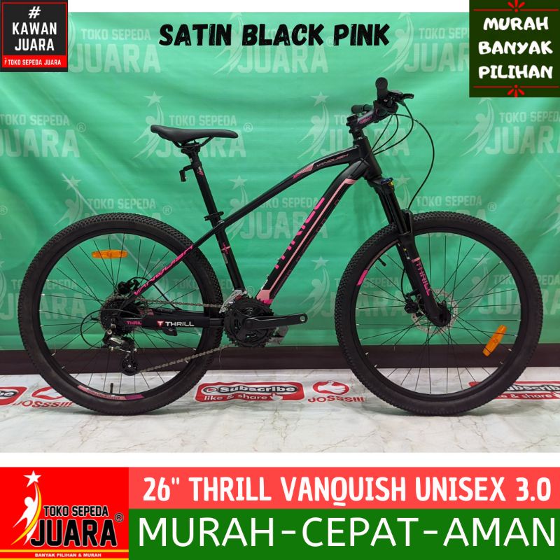 SEPEDA GUNUNG THRILL VANQUISH UNISEX 3.0 MTB 26 INCH