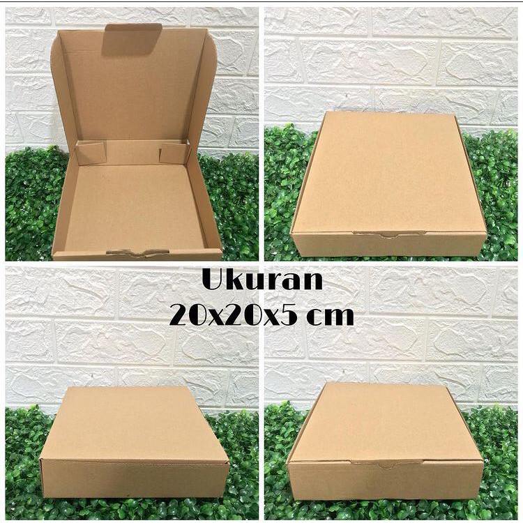 box coklat gift hampers 20X20X5 cm / box baju / makanan karton box - dus souvenir / kotak makan