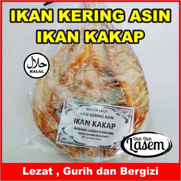 

IKAN KERING ASIN IKAN KAKAP OLEH-OLEH LASEM REMBANG / KHAS REMBANG / KHAS BONANG