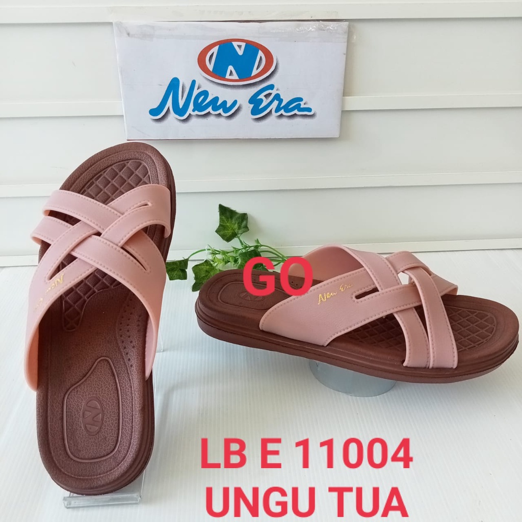 gos NEW ERA LBE 11004  Sandal Wanita Slip On Sandal Casual Wanita Size 37-41