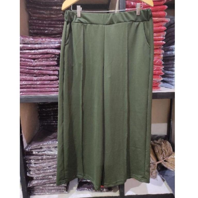 [ Rebut promo CELANA KULOT CUBIT JUMBO XXL SCUBA PREMIUM Bb 85Kg / celana panjang wanita .,..,.,,,,.