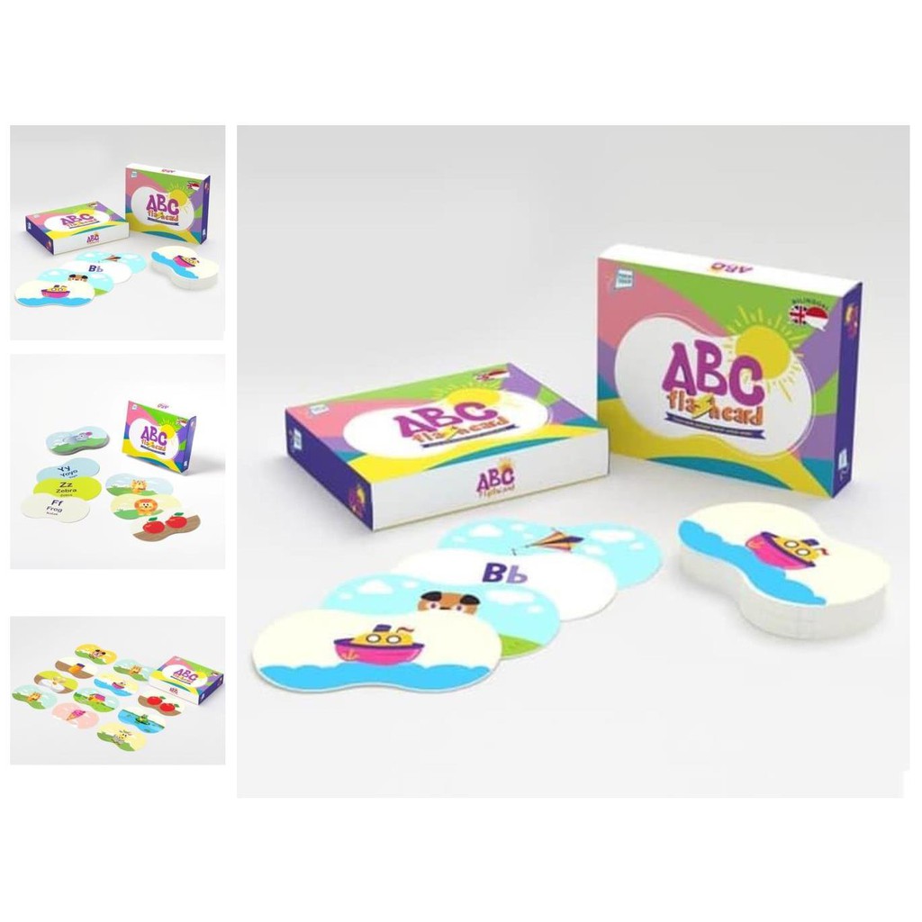 mainan anak flash card abc
