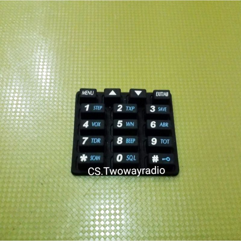 KEYPAD TOMBOL KARET HT BAOFENG UV82 BERLIN FMUV82 / KIPET UV-82