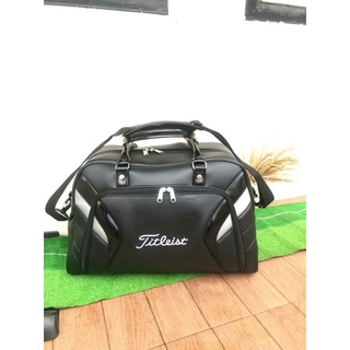 Boston Bag Golf Titleis Gym Bag Travel Bag Kulit Premium