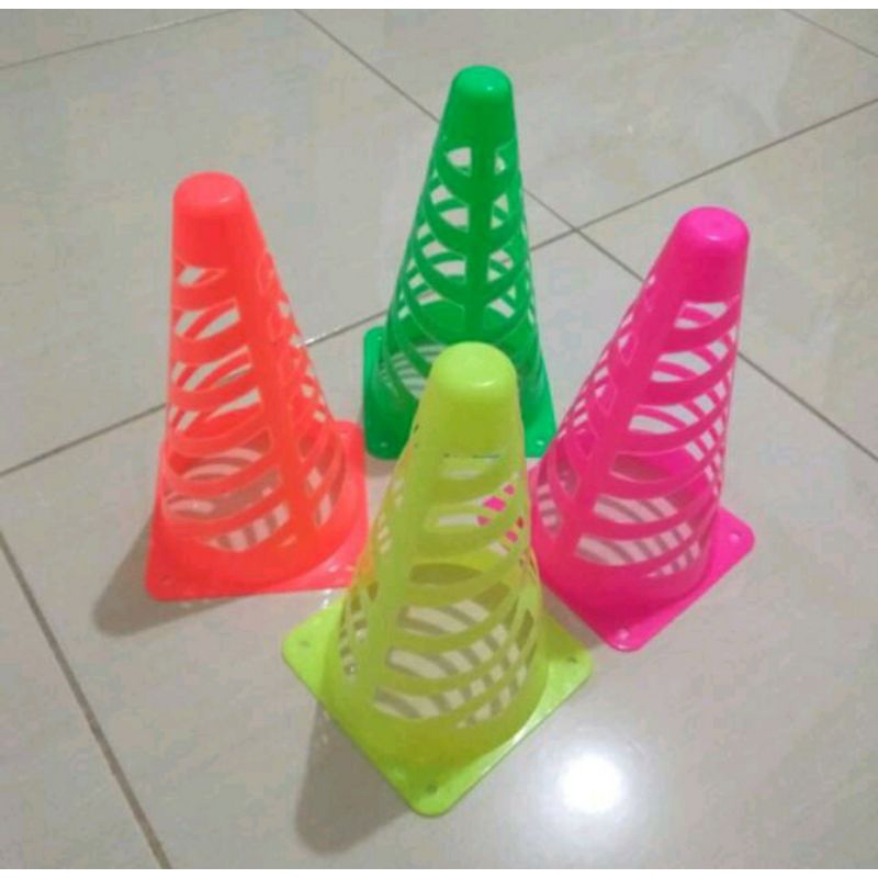 PAKET 1 LUSIN CONE KERUCUT BOLONG OLAHRAGA