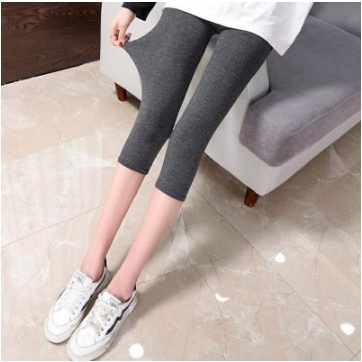 Legging Pendek Standar Soft Rayon / Legging Kaos Pendek 3/4 Standar / Bisa COD