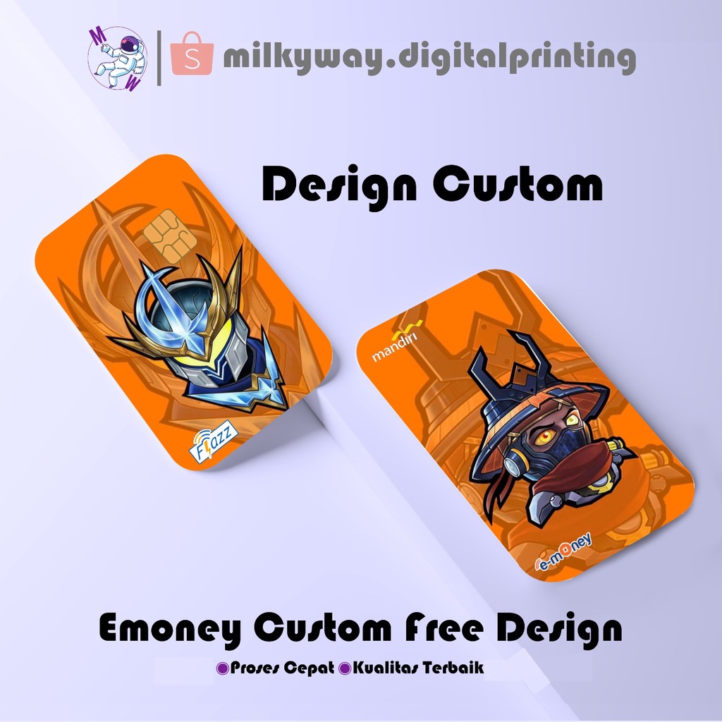 [PROSES KILAT] EMONEY CUSTOM FREE DESAIGN CUSTOM MOBILE LEGEND/CHOU KOF