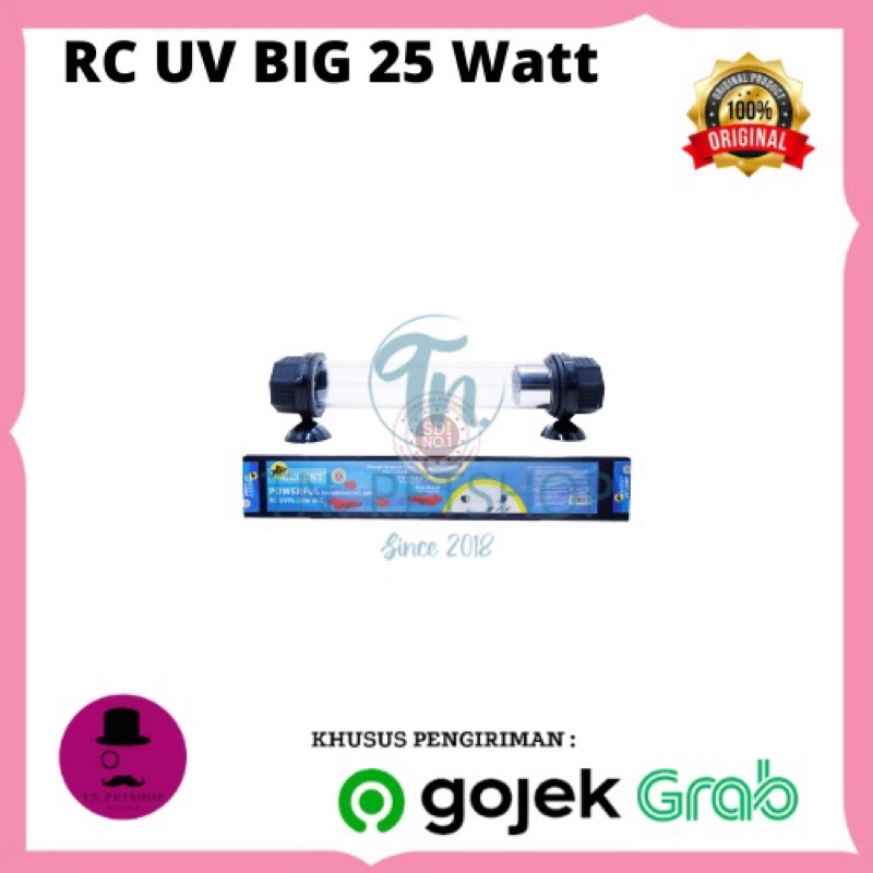 Lampu UV Sterilizer Kolam Aquarium Ruangan Recent UV BIG 25 Watt 25Wat