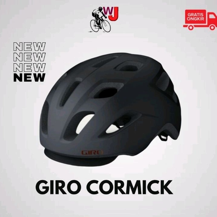 HELM GIRO CORMICK ROADBIKE BALAP ORIGINAL BLACK