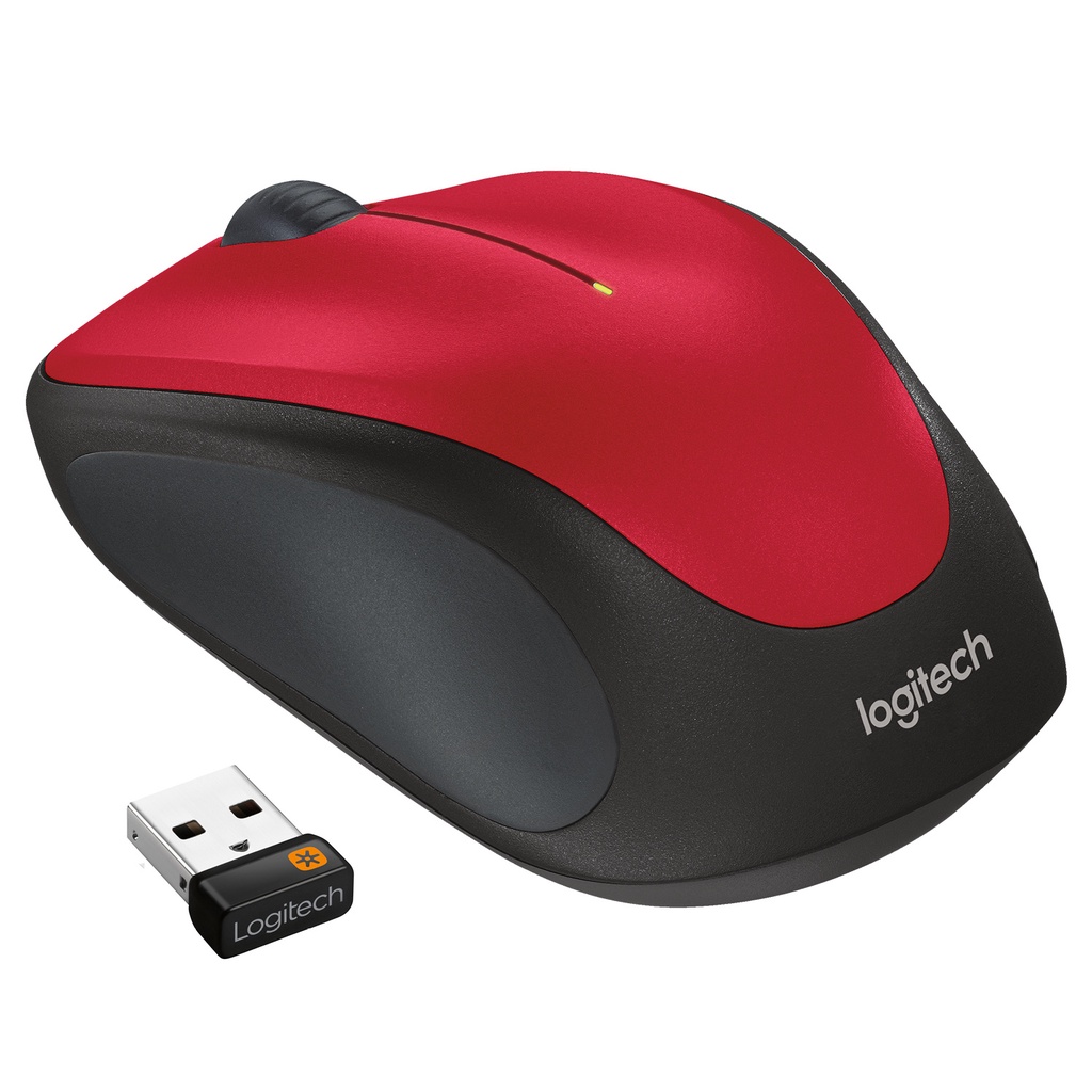 Logitech M235 Mouse Wireless Grip Karet Nyaman