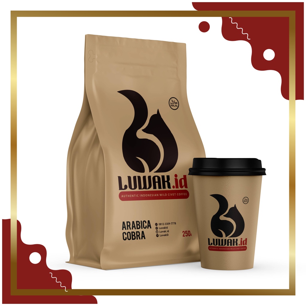 

Kopi Premium Arabika Cobra Merk LuwakId