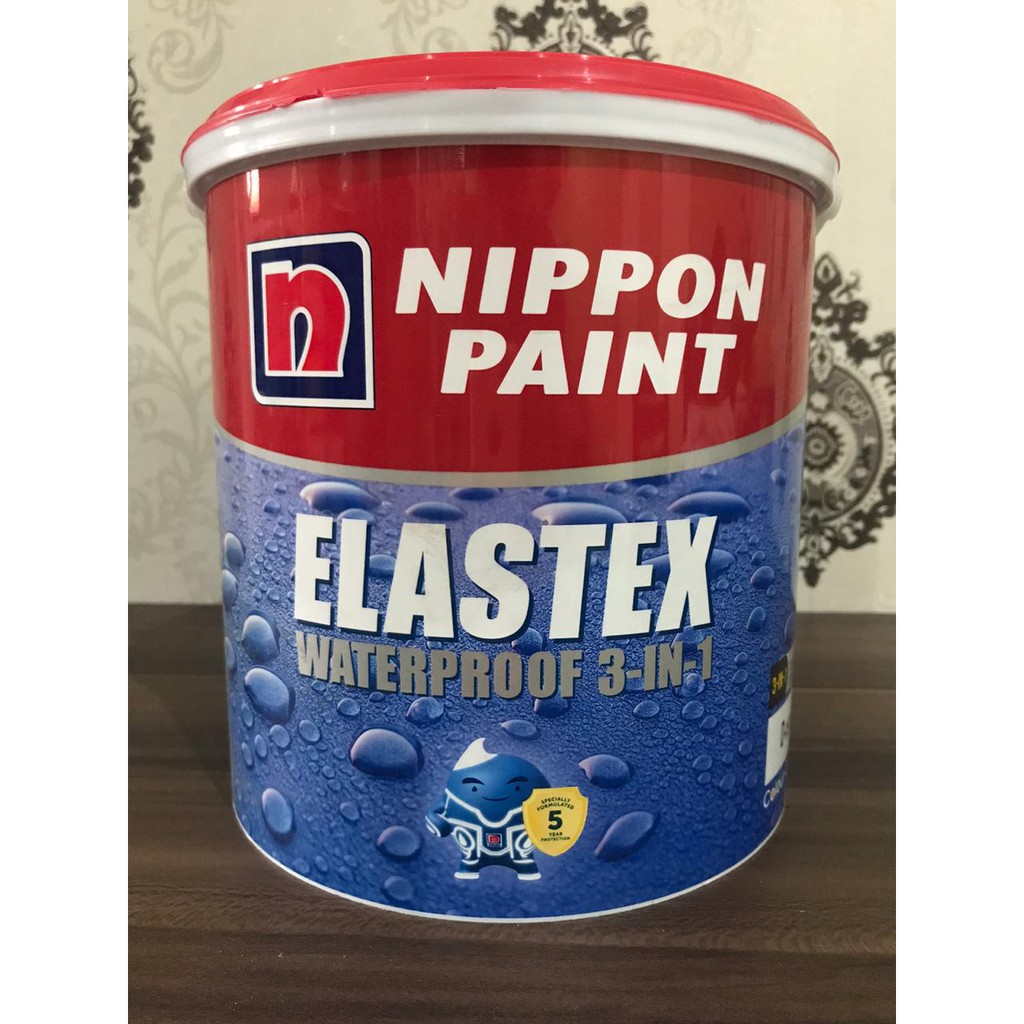 Nippon Elastex Waterproof 3 In 1 Cat Plaspis Anti Bocor Poolside 5 kg