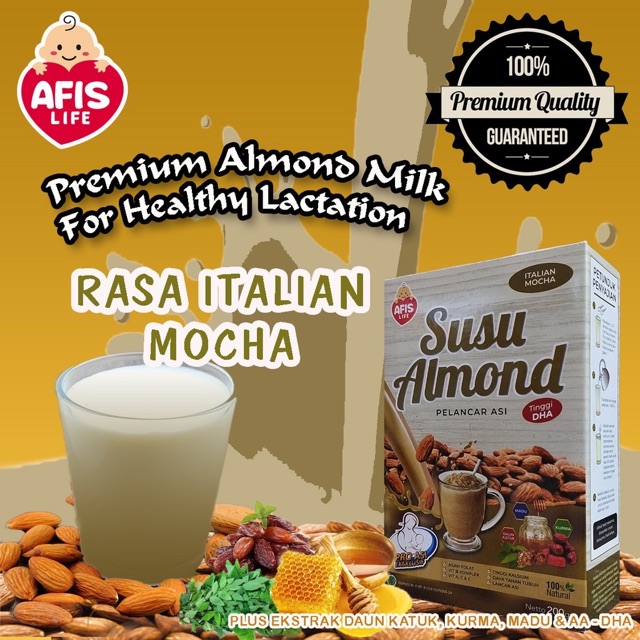 Afis susu almond