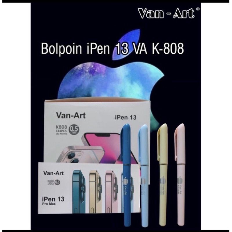 bolpoin gel // bolpoin ipen 13 // pulpen tinta ipen 13
