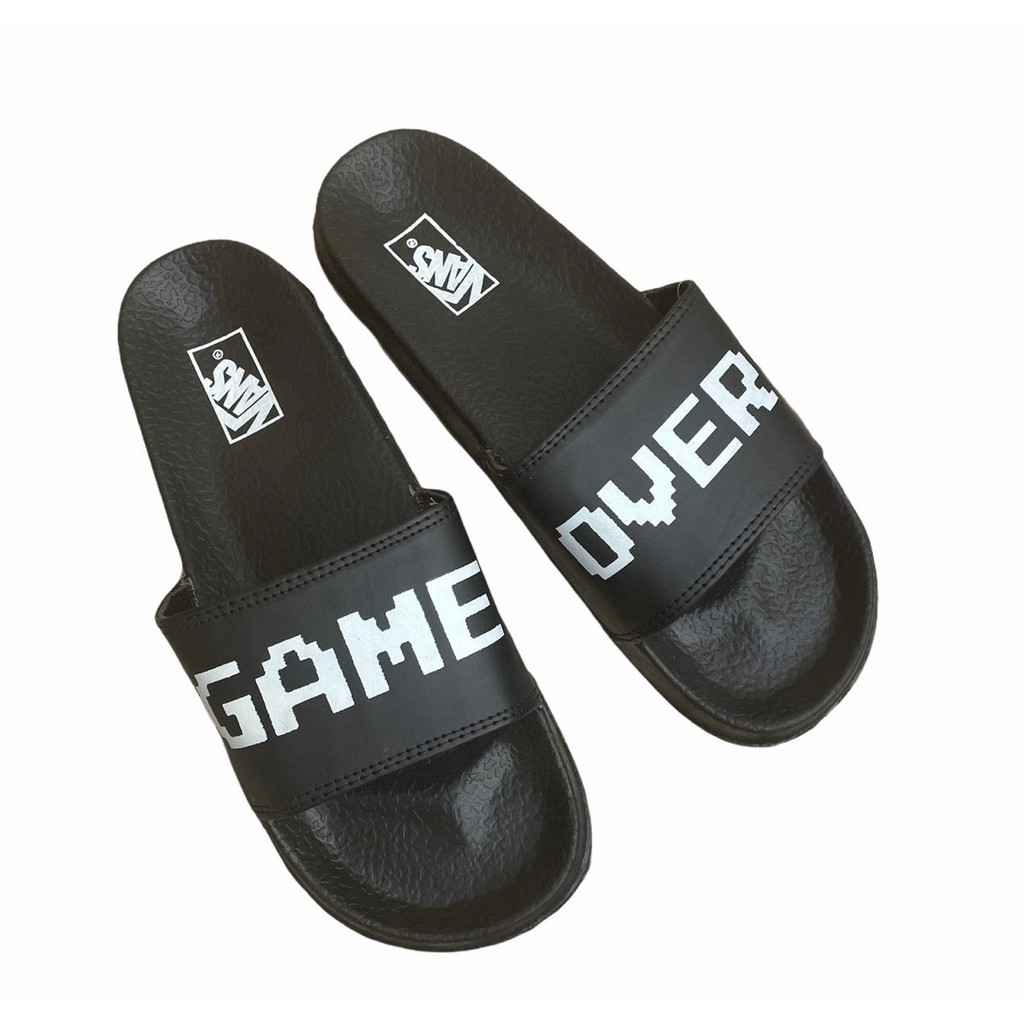 vans game over flip flops