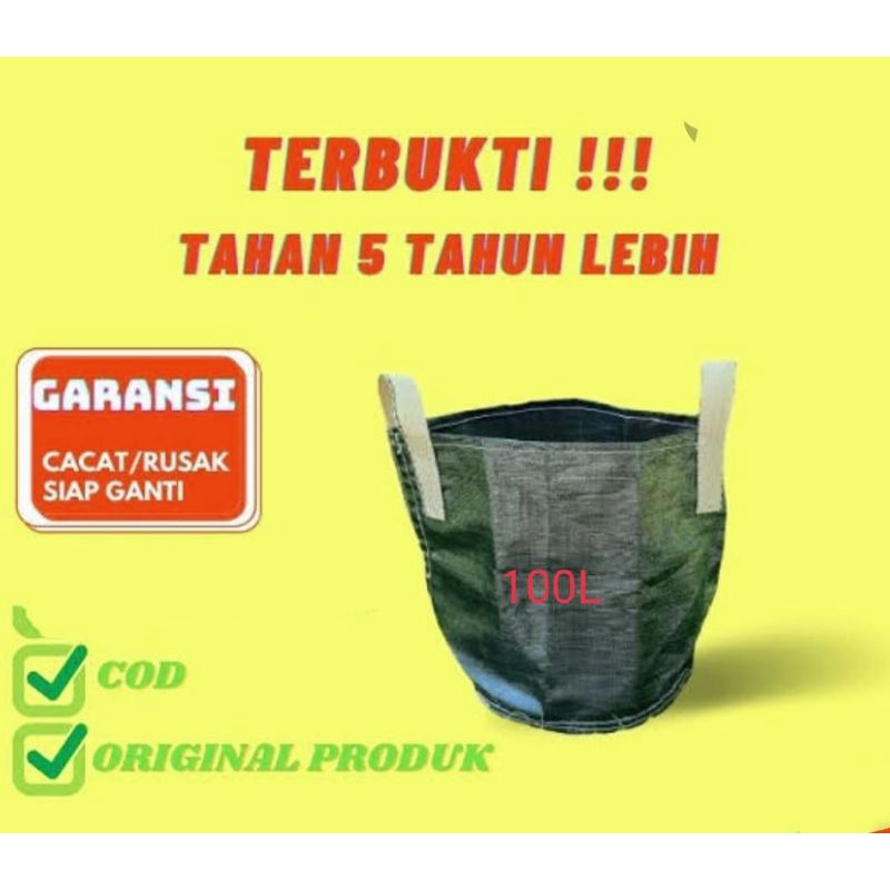 plater bag pengganti pot,tempat media  tanaman bibit buah,mudah dipindah pindah,