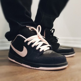 nike sb dunk low pro black washed coral