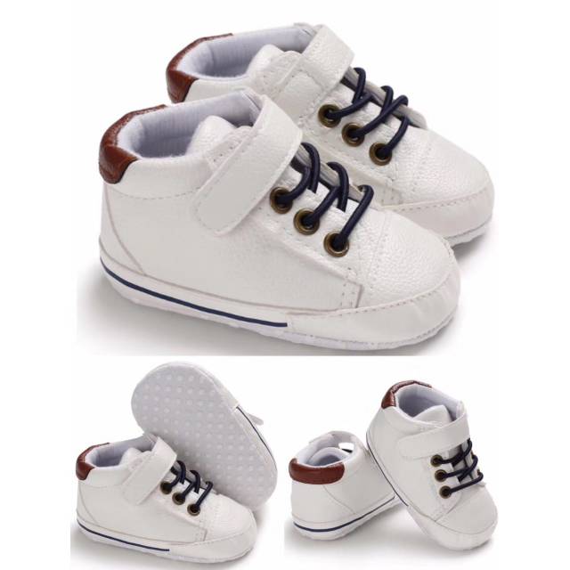  Sepatu  Bayi New White  Prewalker Shoes  Shopee Indonesia