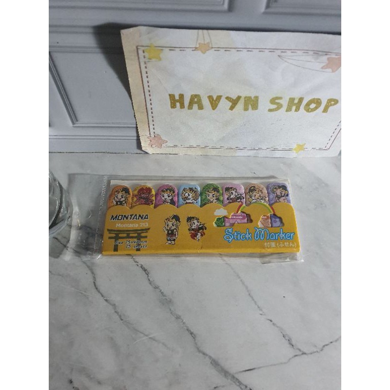 Post it KERTAS kecil (8) gambar/stick marker/pembatas kertas karakter/sticky notes/note marker-WAYANG