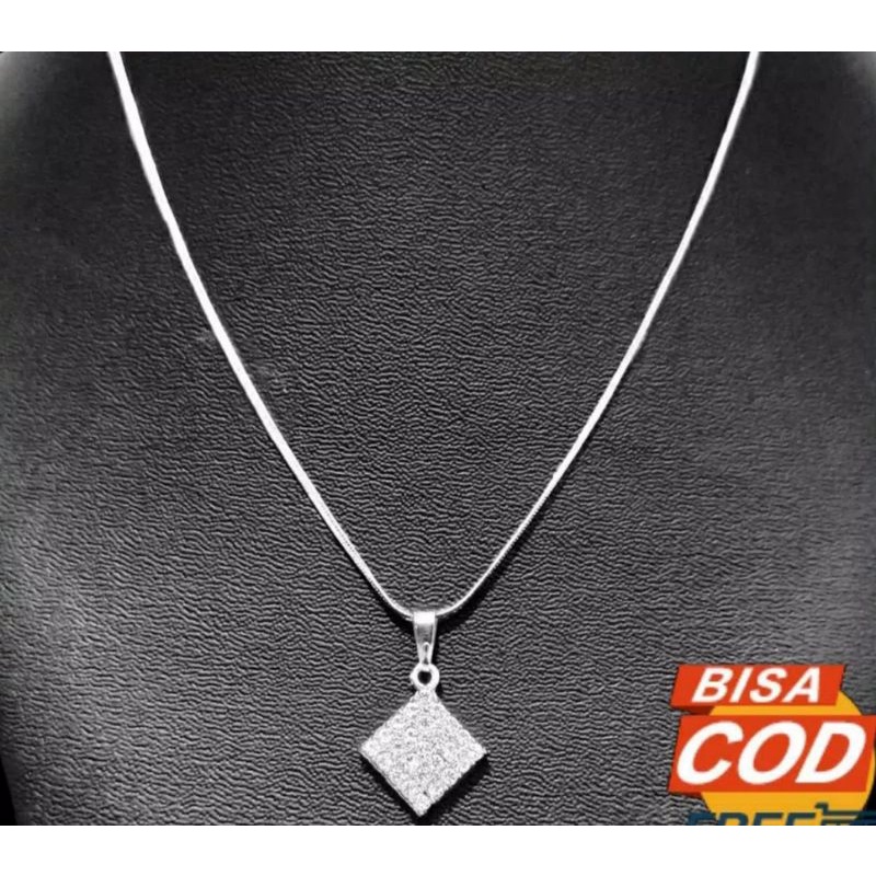 COD - KALUNG LIONTIN MODEL TERBARU ANTI KARAT DAN TIDAK LUNTUR WANITA/PRIA