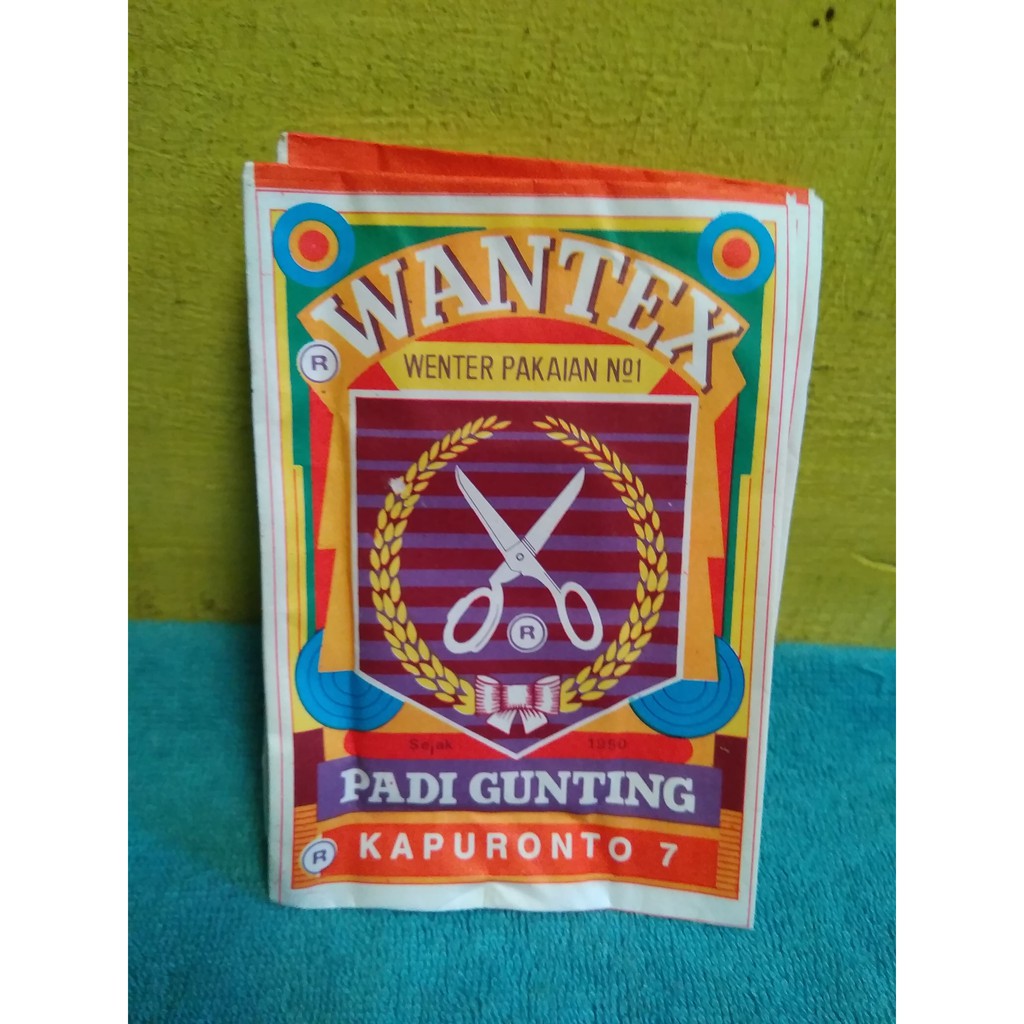 

Pewarna Kain Pakian Wantex Cap Padi Gunting Naptol Warna Kapuronto
