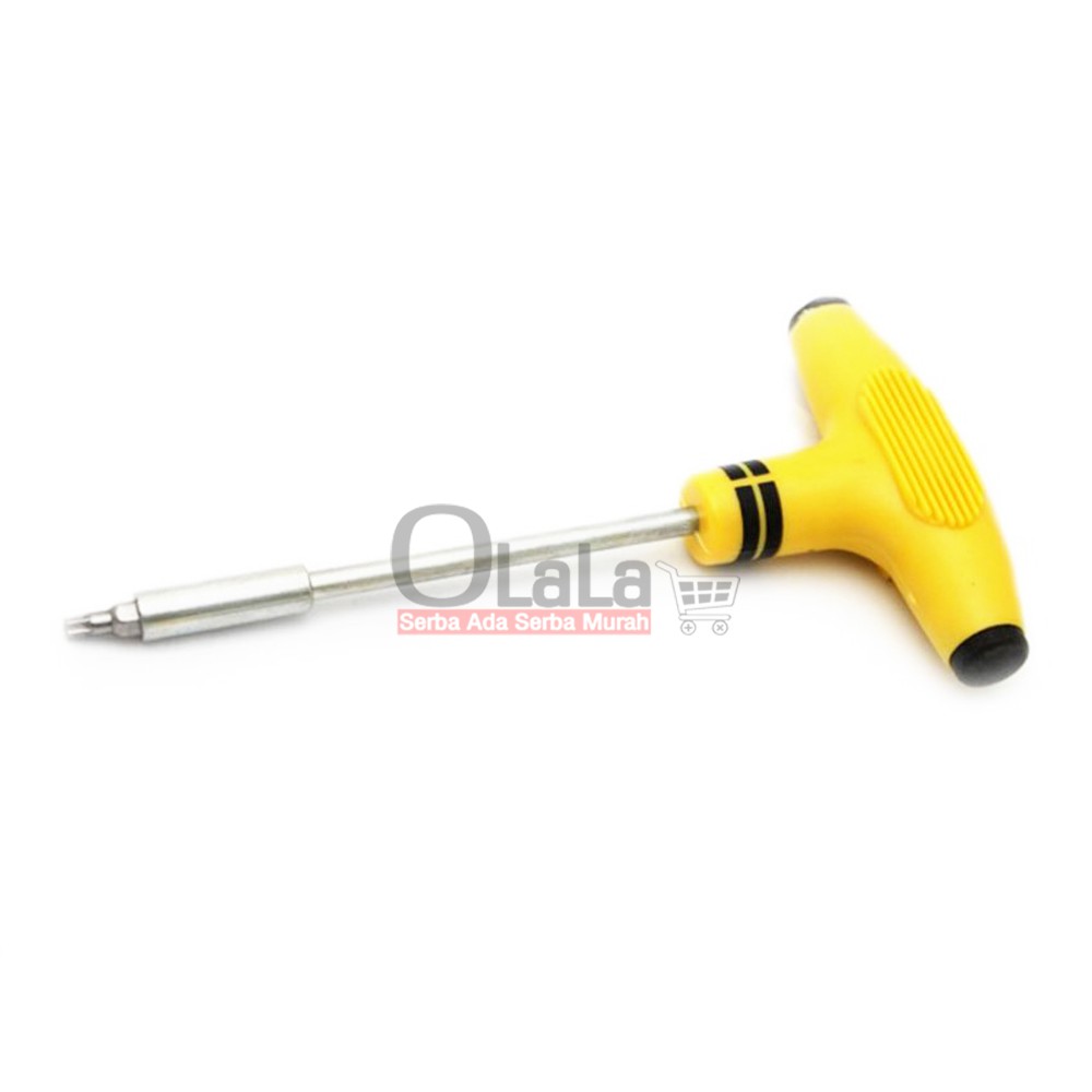 Obeng Kunci Sock T Plus Palu 20 in 1 Screwdriver Tools - Kuning JL-1080