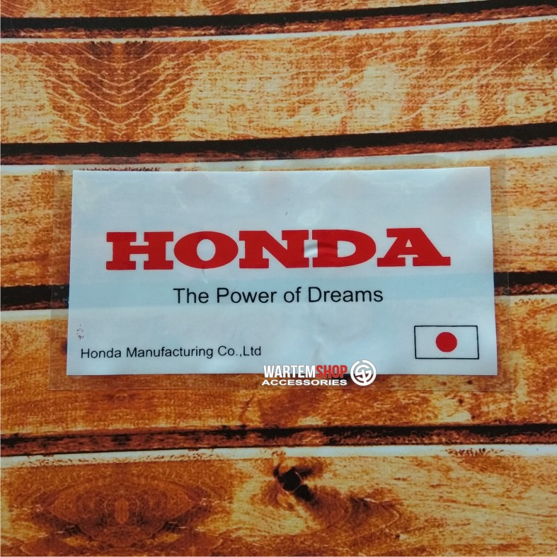 STIKER ON HONDA JAPAN