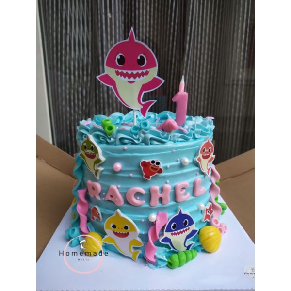 

Kue Ulang Tahun Baby Shark diameter 15cm