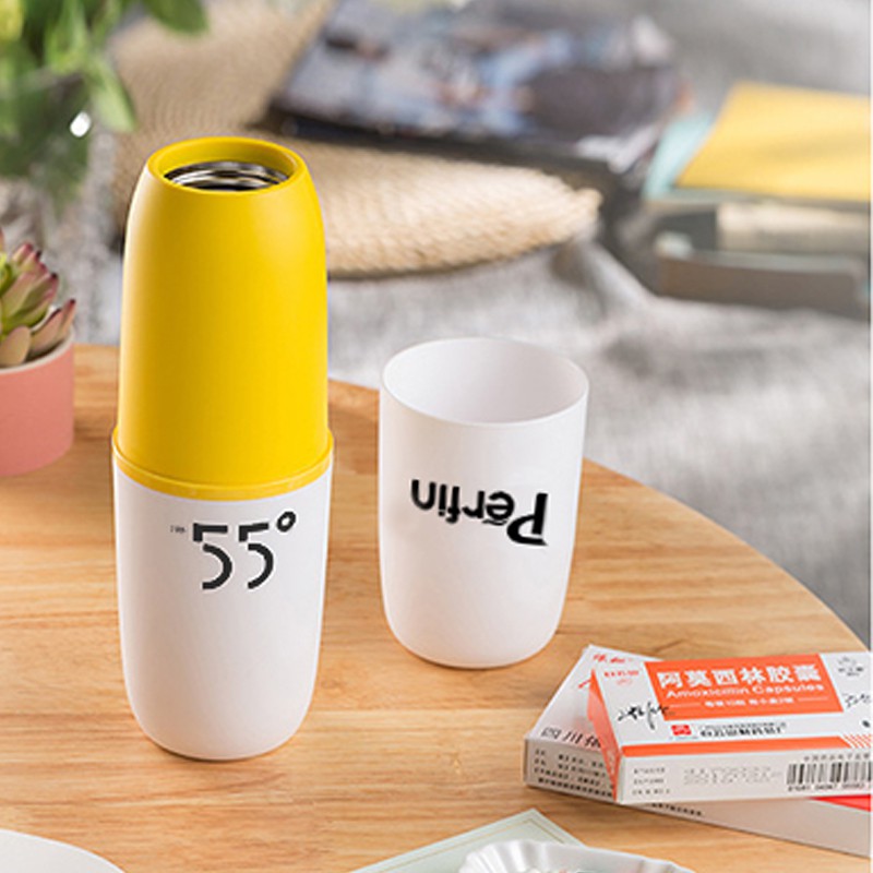 Perfin 55 ° Cup Isolasi Kreatif Smart Cup Exotic Gift Cup 55 ° Constant Temperature Cup