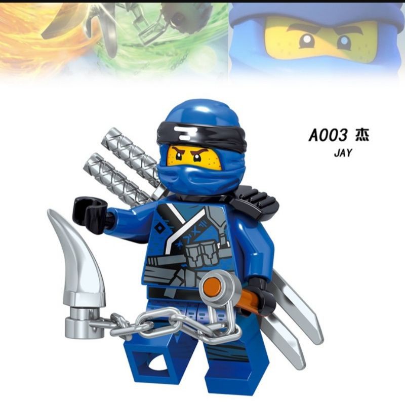 Jual Lego Minifigure Ninja Go Jay Blue 