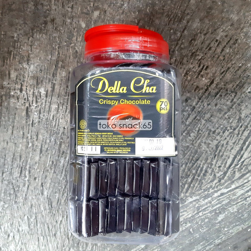 Della Cha crispy chocolate 70. coklat dellacha ples. Toples