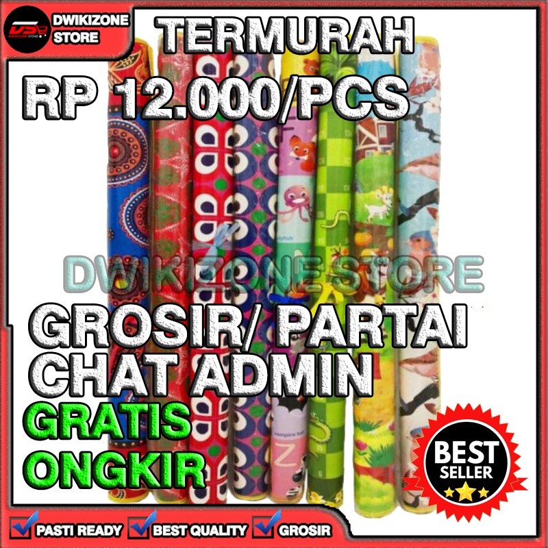 [DZS] TIKAR MOTIF 120X150CM KARTUN SPONS KARPET ALAS TAHAN AIR TIKER BESAR WATERPROOF PERLAK BAYI