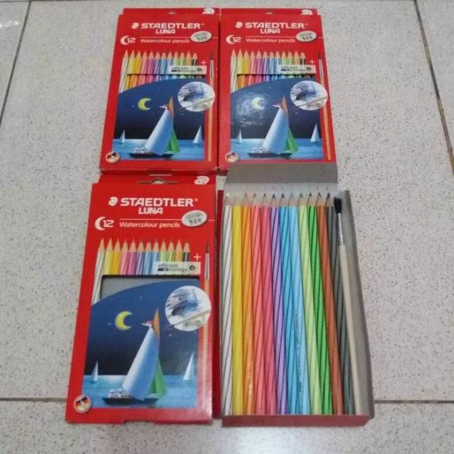 

Pensil Warna STAEDTLER Luna Watercolour / Pencil 12 Colours