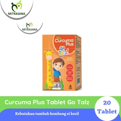 Curcuma Plus Tablet Go Talz Rasa Jeruk